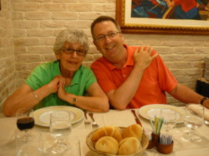 Mom and Jim, Italy 2009